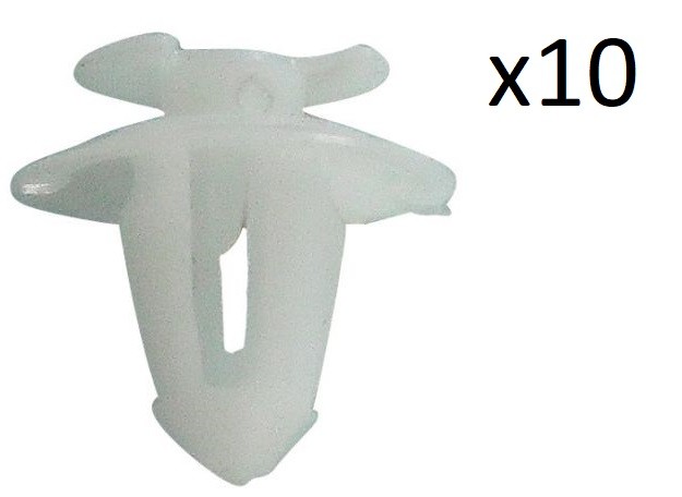10x ladekante clôture Bord Coffre clips de fixation pour Mercedes