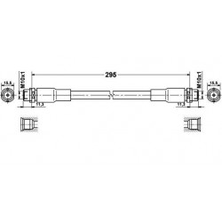 Flexible de Frein Avant - Vw Passat 3B Audi A4 A6 109 394