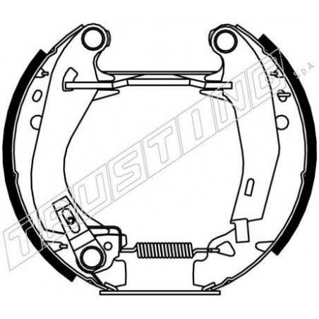 Kit Frein Premonté - Peugeot 205 Série 2 6046T