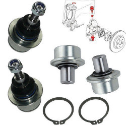 4x Rotules, pivots de suspension Renault Clio 3 RS Megane 3 RS 01.515 *2 + 01.514*2