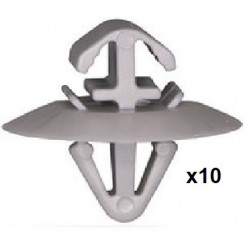 10x Clips Panneau de Porte - Iveco Daily Opel Movano Renault Kangoo Master Trafic VCF1740*10