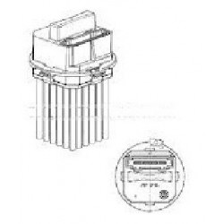 Element de Commande Resistance de Chauffage Climatisation - Citroen C3 C4 C5 C6 Ds3 BF-817019