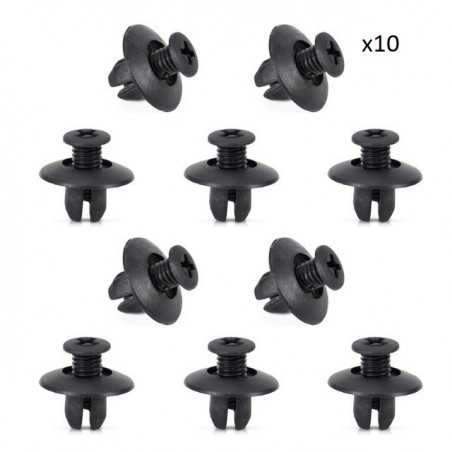 10x Clips de Fixation Pare Boue - Chevrolet Honda Mazda Nissan Toyota VCF1044 *10