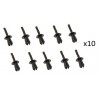 10x Clips de Fixation Pare Boue - Bmw Serie 3 serie 5 serie 7 VCF1331 *10