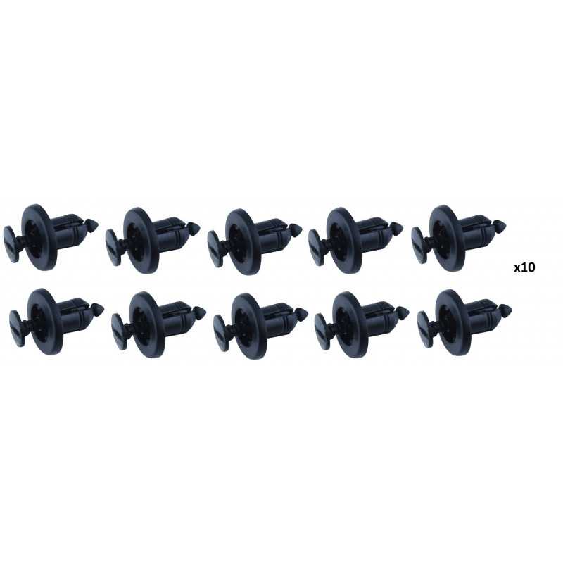 10x Clips de Fixation Pare Choc - Nissan Renault VCF2641 *10