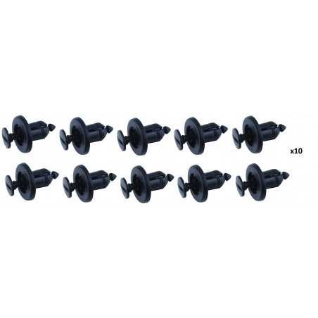 10x Clips de Fixation Pare Choc - Nissan Renault VCF2641 *10