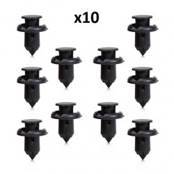 10x Clips de Fixation Pare Choc - Honda VCF1626 -10