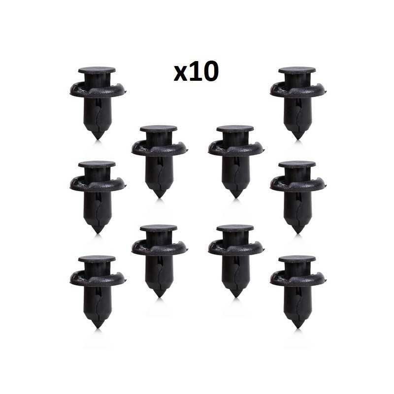 HONDA PIECES CARROSSERIE 10x Clips de Fixation Pare Choc - Honda