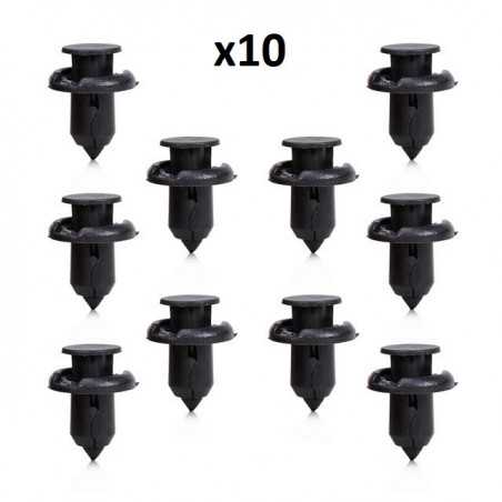 10x Clips de Fixation Pare Choc - Honda VCF1626 -10