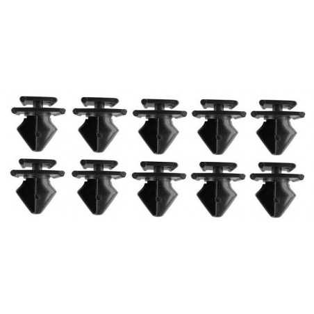 10x Clips de Garniture de Porte - Citroen Peugeot Renault VCF2537 *10