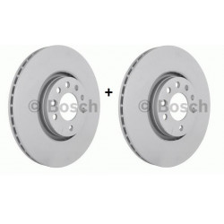 2x Disques de Frein Avant - Opel Adam Astra G H Corsa D E Meriva Zafira Saab 9-5 Bosch 0986479113