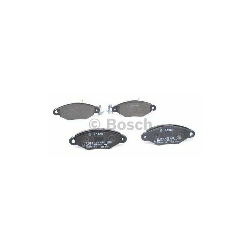 4x Plaquettes de Frein Avant - Citroen xsara Renault Kangoo Nissan kubistar Bosch 0986424455