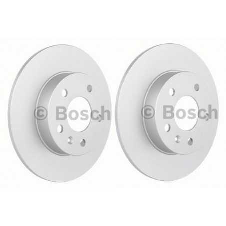 2x Disques de Frein Arriere - Opel Astra G H Meriva B Zafira A B Bosch 0986478884