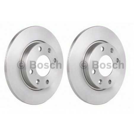 2x Disques de Frein Avant Plein - Citroen Xsara Peugeot 206 306 Bosch 0986478887