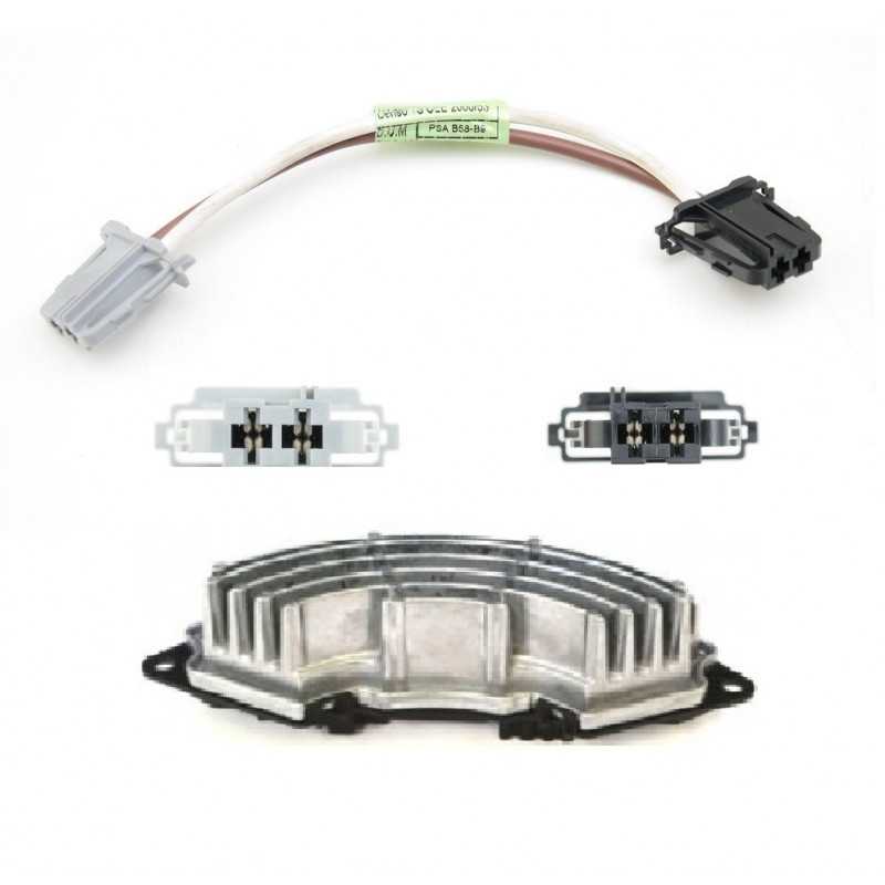 Prise de Branchement + Resistance - Citroen C4 Picasso 1 Jumpy Peugeot Expert Partner 1.6 2.0 Hdi BF-817031 + 6436Q1