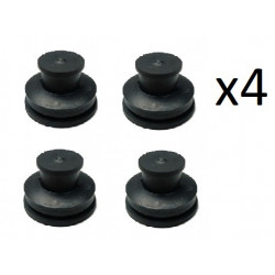 4x Clips de Fixation Cache Sous Moteur - Citroen C4 C5 C8 Peugeot 307 308 407 508 607 2.0 Hdi 16V 81268*4