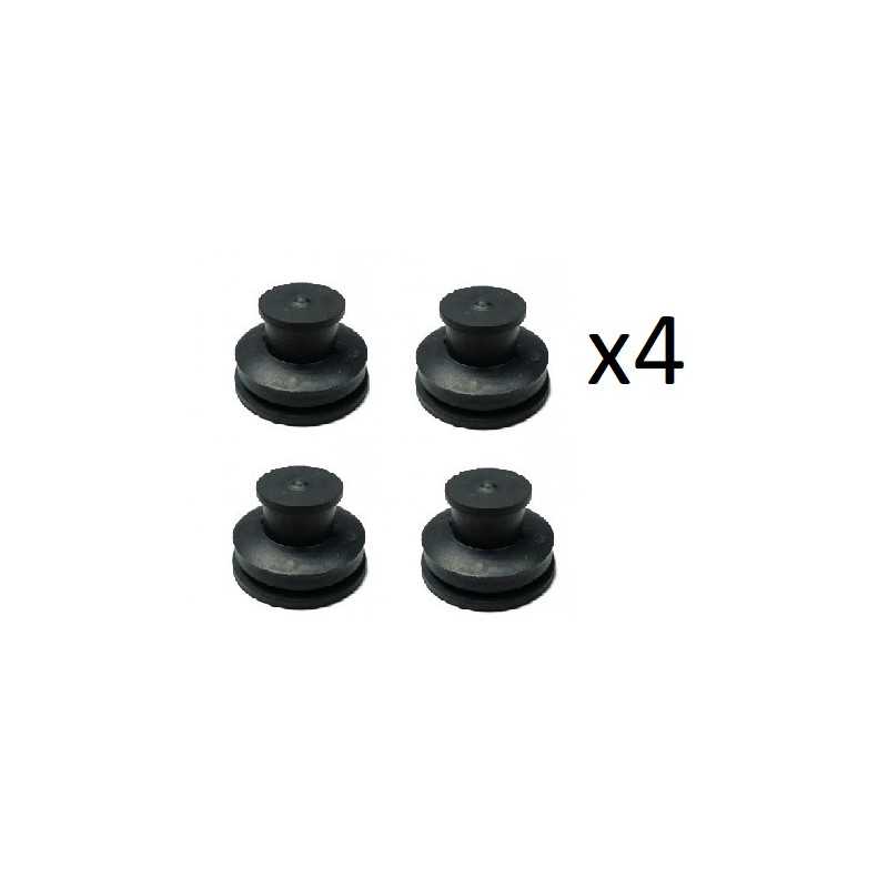 4x Clips de Fixation Cache Sous Moteur - Citroen C4 C5 C8 Peugeot 307 308 407 508 607 2.0 Hdi 16V 81268*4