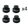 4x Clips de Fixation Cache Sous Moteur - Citroen C4 C5 C8 Peugeot 307 308 407 508 607 2.0 Hdi 16V 81268*4