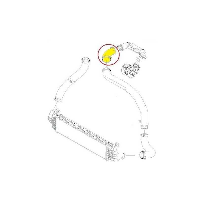Tuyau D'aspiration Turbo Pour FORD FOCUS 2, C-MAX 1.6 TDCi - Pièce D'origine 1440440