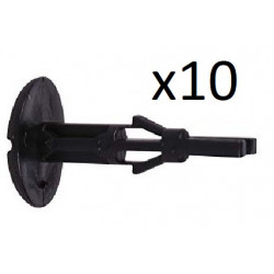 10x Clips Passage de Roue, Pare Choc - Toyota Lexus 4 Runner Sienna Solara 2000 VCF1851 *10