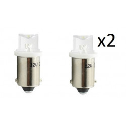2x Ampoules LED BA9S Blanche L007W