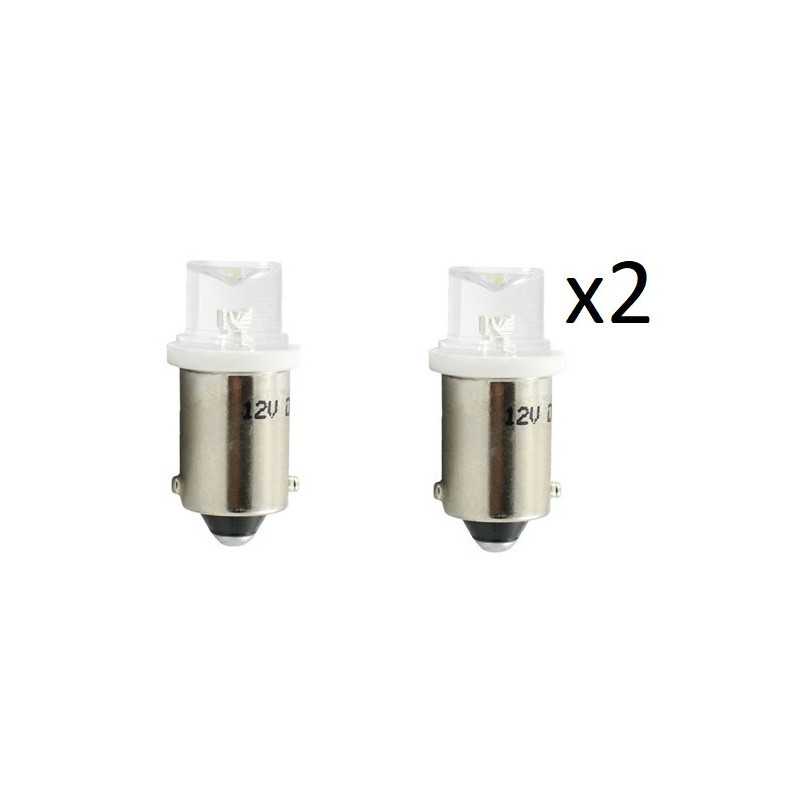 2x Ampoules LED BA9S Blanche L007W