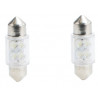 2x Ampoules LED C5W 31mm Blanche - 12V L022W