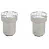 2x Ampoules LED BAY15d SMD 5050 Blanche - 12V L037W