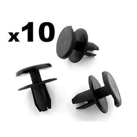 10x Clips de Fixation Pare Choc Avant - Opel Astra G VCF3 *10