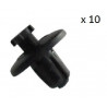 10x Clips de Fixation Pare Boue- Citroen C3 C4 C5 C8 Peugeot 307 607 807 3008 VCF2645 *10