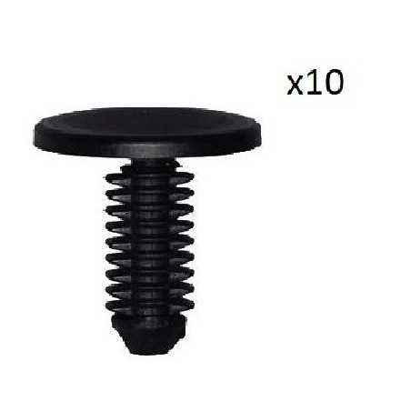 Lot De 10 Clips VVO Pour Panneau De Porte Arrière Mercedes - Neuf, Rouge, Référence A0009918698