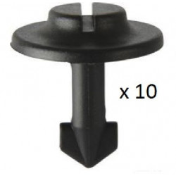 10x Clips de Fixation Pare Boue, Cache Sous Moteur - Audi 80 100 A4 A6 A8 TT Seat Leon Vw Passat VCF2634 *10