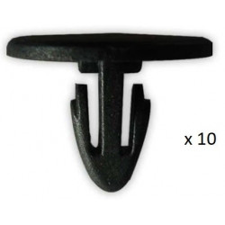 10x Clips de Fixation Capot - Renault Clio 1 Laguna Megane R19 R25 Safrane Trafic VCF28 *10