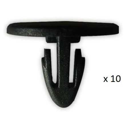 10x Clips de Fixation Capot - Renault Clio 1 Laguna Megane R19 R25 Safrane Trafic VCF28 *10