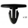 10x Clips de Fixation Capot - Renault Clio 1 Laguna Megane R19 R25 Safrane Trafic VCF28 *10