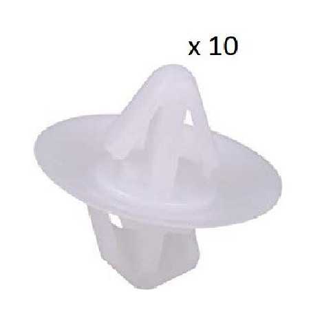 10x Clips de Fixation Pare Choc - Renault 9 11 Kangoo Master VCF14 *10