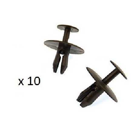 10x Clips de Fixation Panneau de Porte - Citroen Peugeot VCF2649 *10