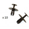 10x Clips de Fixation Panneau de Porte - Citroen Peugeot VCF2649 *10