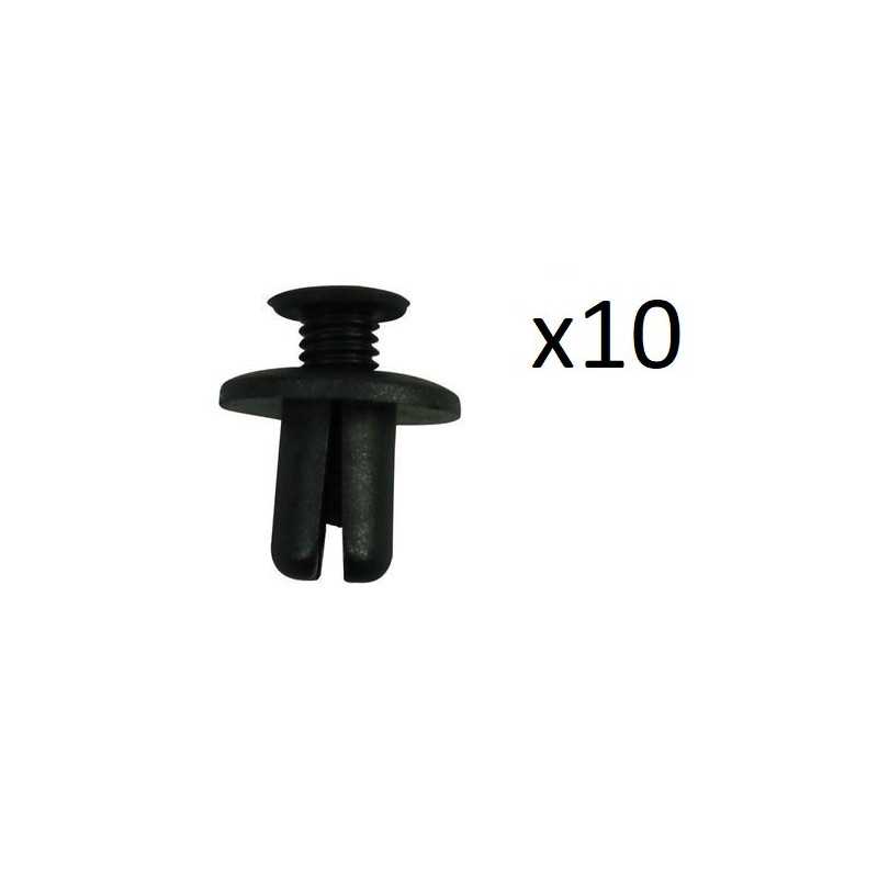 10x Clips de Fixation Pare Choc - Ford Hyundai Kia Mazda VCF108 *10