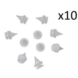 10x Clips de Fixation Panneau de Porte - Renault Clio Kangoo laguna Megane Modus R19 Scenic Twingo VCF2589 *10