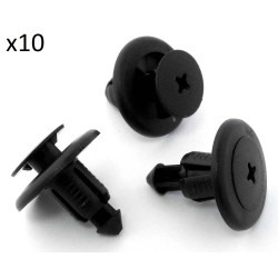 10x Clips de Fixation Pare Boue - Nissan Altima Infiniti Sentra VCF94 *10