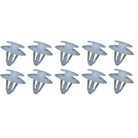 Clips Fixation Panneau Voiture - Lot De 50 Blancs 3B0867333