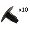 10x Clips de Fixation Radiateur - Dacia Renault Peugeot VCF267 *10