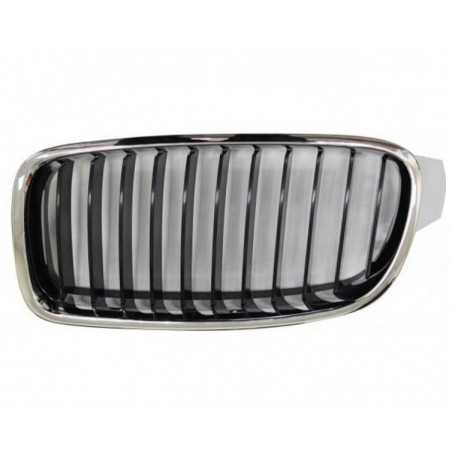Grille de Calandre Avant Gauche - Bmw Serie 3 GT Luxury Chromee 20D105-5 Grille de Calandre Avant Gauche - Bmw Serie 3 GT Luxury Chromee 20D105-5