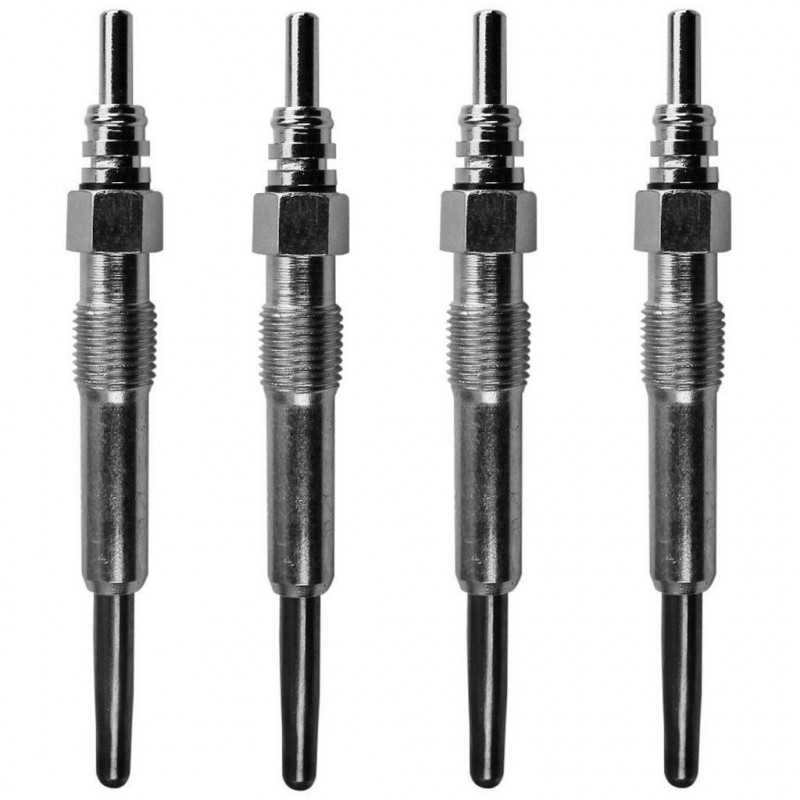 4x Bougies de Prechauffage Diesel - Audi A3 A4 A6 80 Ibiza Leon Fabia Golf 4 Passat New Beetle T4 TDi SDi BF-223003 *4