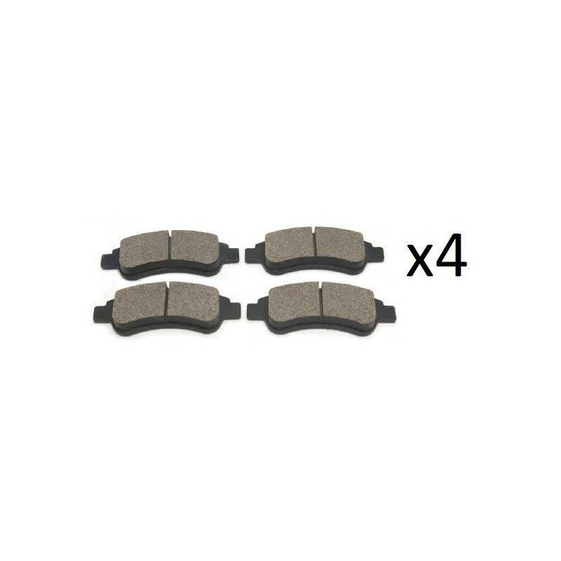 4x Plaquettes de Frein Avant - Citroen Berlingo C4 Xsara Picasso Peugeot 206 307 Partner 05P802