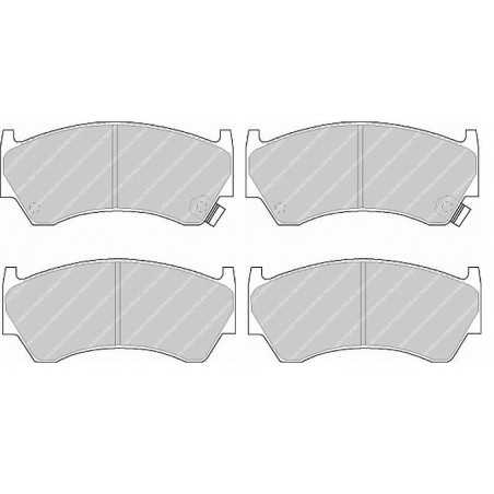 4x Plaquettes de Frein Avant - NISSAN ALMERA FDB1091