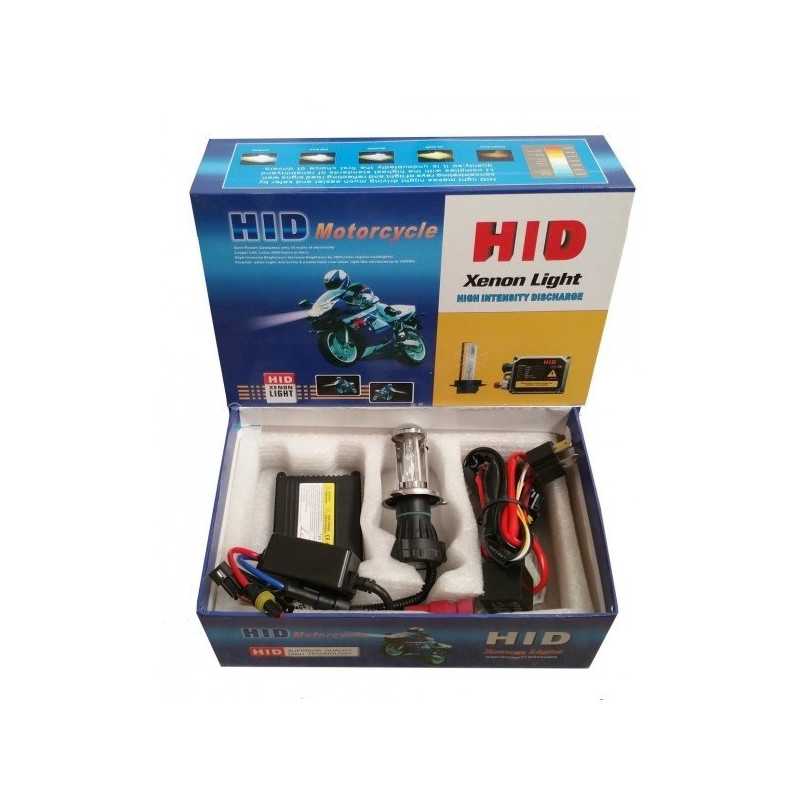 Kit Xenon Moto Phare H4 Bi-Xenon - HID 4300k Kit moto H4 4300k