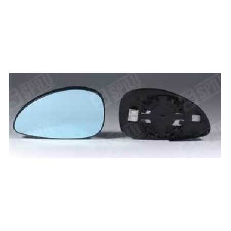 Glace de Rétroviseur Bleu Droit + Support Dégivrant - Citroen C4 2329559M