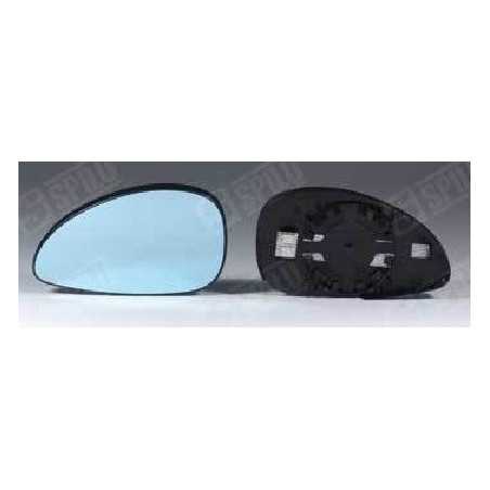 Glace de Retroviseur Bleu Gauche + Support Dégivrant - Citroen C4 10537